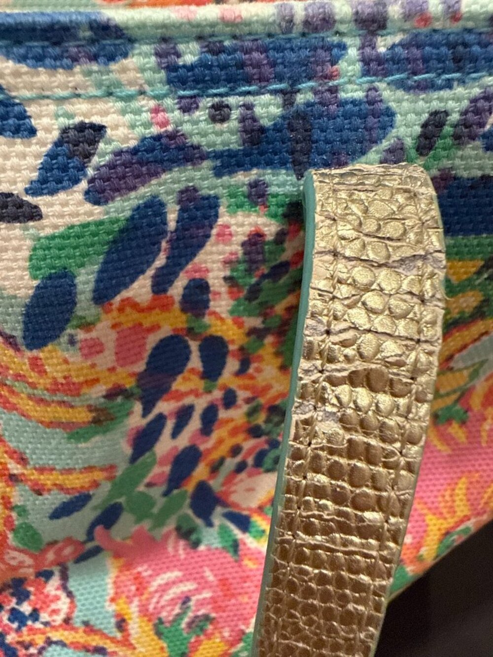 Lilly Pulitzer Fishing for Compliments Resort Tote Bag - Picture 15 of 16